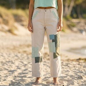 Carhartt with Sage Lace Patchwork Women Jeans